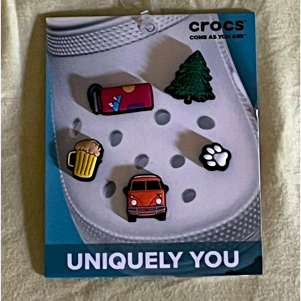 NWT wilderness jibbitz for crocs